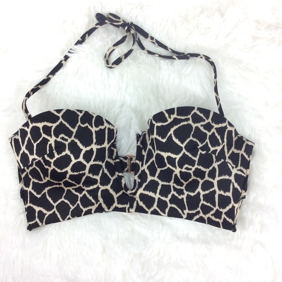 Victoria's Secret Other - Victoria’s Secret Giraffe Plunge Bikini Top